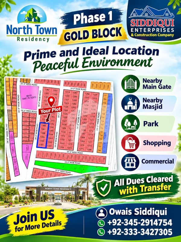 R-1386, 120 Sq Yard, Gold Block R-1386, 120 Sq Yard, Gold Block