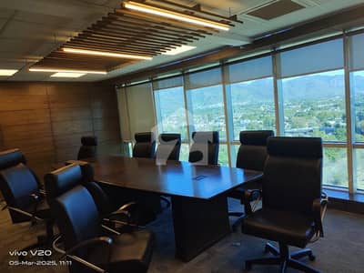 Prime Location Of Main Jinnah Avenue In ISE Towers Blue Area Ready To Move Offices Available For Rent, 1359Square Feet
