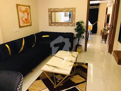 One Bed luxury furnished apartment available for rent in Bahia town Lahore