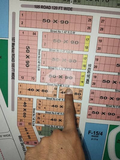 investor Price Plot available for sale in FGEHA Sector F-15/4 Islamabad.