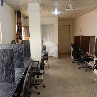 Fully Furnished Corner Office Available In Barkat Market Garden Town