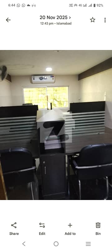 Blue Area Office 500 Square Feet Jinnah Avenue For Rent