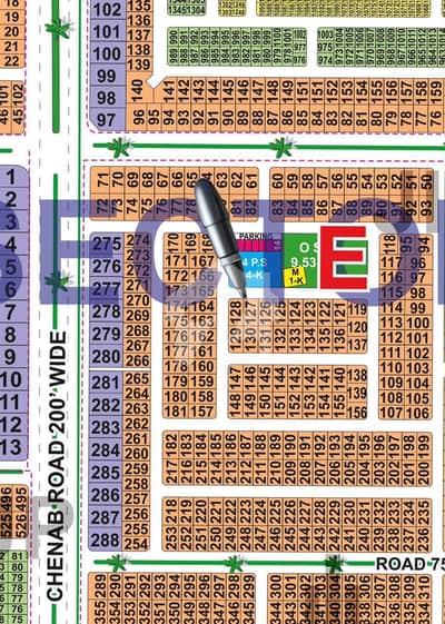 E Block 1-kanal plot for sale all dues clear lda city lahore Possesion plot
