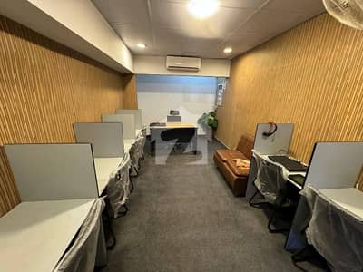 Brand New Office For Rent 4000 Sqft Floor With Parking Security With Big Reception Area And Suitable For I. T, Telecom And Software Companies.