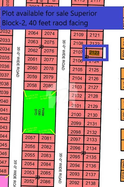 PLOT SALE IN NORTH TOWN RESIDENCY PHASE 1 SUPERIOR BLOCK-2 PLOT SALE IN NORTH TOWN RESIDENCY PHASE 1 SUPERIOR BLOCK-2