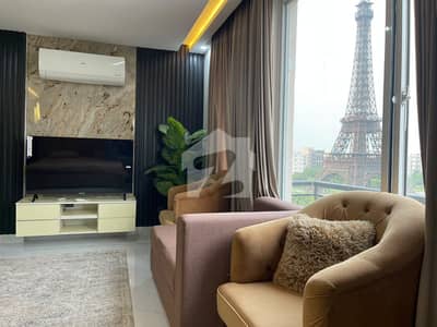 Luxury Fully Furnished Facing Eiffel Tower One Bed Apartment For Sale In Sector E Bahria Town Lahore Luxury Fully Furnished Facing Eiffel Tower One Bed Apartment For Sale In Sector E Bahria Town Lahore