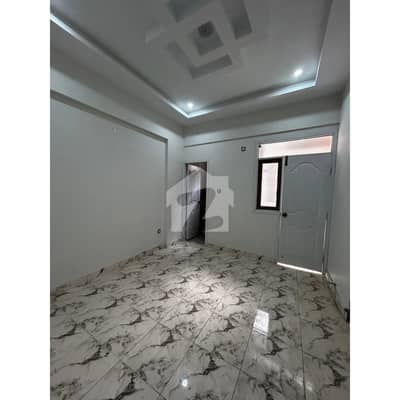 1st Floor 2 Bed Lounge Brand New West Open Flat For Sale In Karachi University Employees CHS
