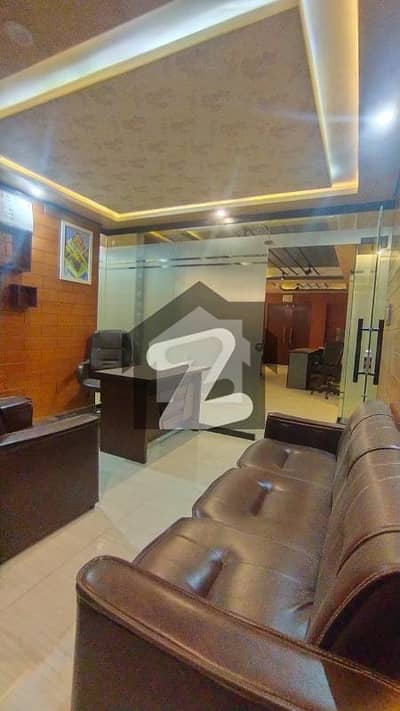 Fully Furnished 1300 Sqft 2nd Floor ,Lift Plaza Renovated Office Available For Rent In E-11