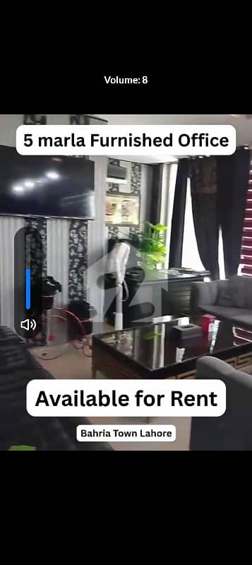 5 Marla Fully luxury Furnished Office For Rent