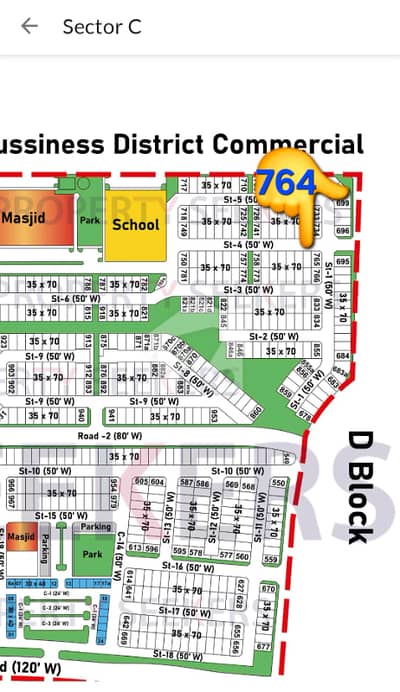 Bahria Town Rwp/Isb Phase8 Sector C 10Marla (35*70)Sized Residentail Plot Available For Sale Bahria Town Rwp/Isb Phase8 Sector C 10Marla (35*70)Sized Residentail Plot Available For Sale