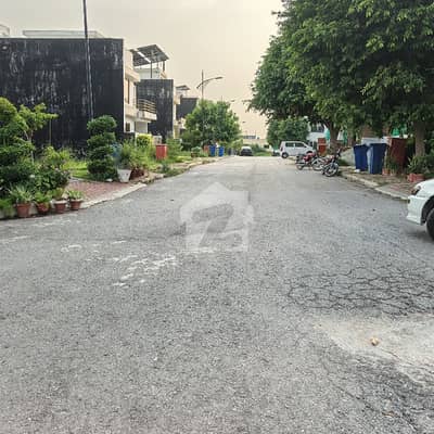 8 Marla Plot For Sale Front And Back Boulevard Road Back Open And Extra Land