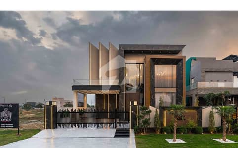 Near McDonald's 1 Kanal Brand New Modern Desgine Bungalow With Basement For Sale In DHA Lahore Phase 7 Prime Location Near To Raya