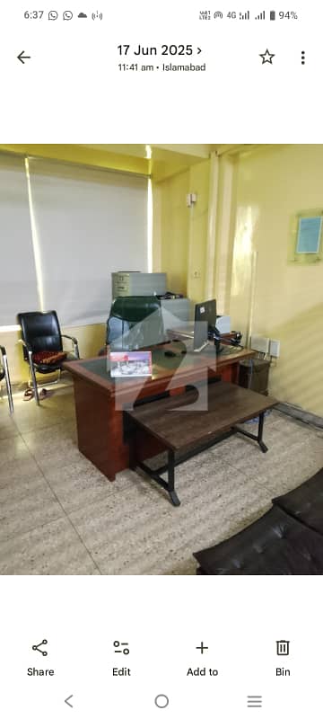 Blue Area Office 500 Square Feet Jinnah Avenue For Rent