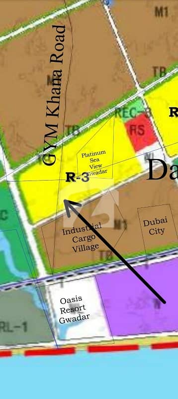 2 Acre R3 Land For Sale In Gwadar | Adjacent To Gwadar Gymkhana | 400 Ft Road Front | G+11