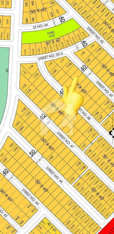 Faisal Town Phase 1 - Block B Residential Plot Sized 1800 Square Feet