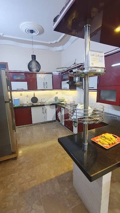 3 Bed, lounge, drawing ground floor with 3 bikes parking in Al falah society