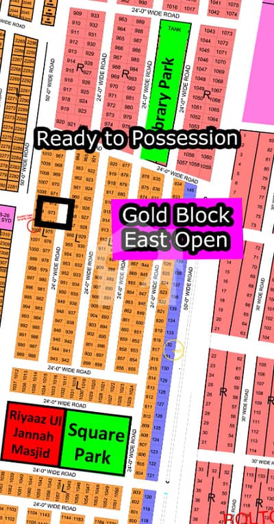 L - 973 (East Open + Gold Block) North Town Residency Phase - 01 (Surjani)