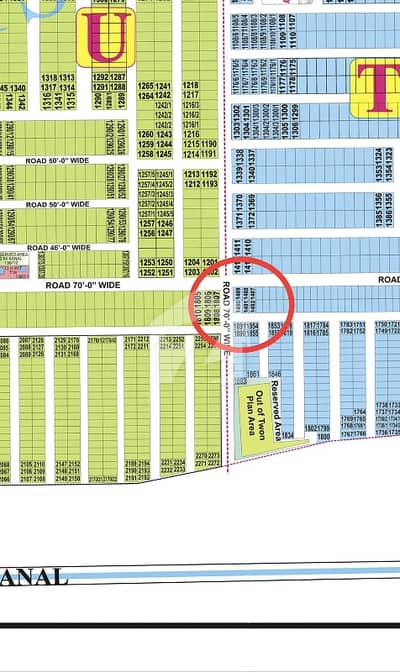 70feet by 70feet Road Corner Plot
