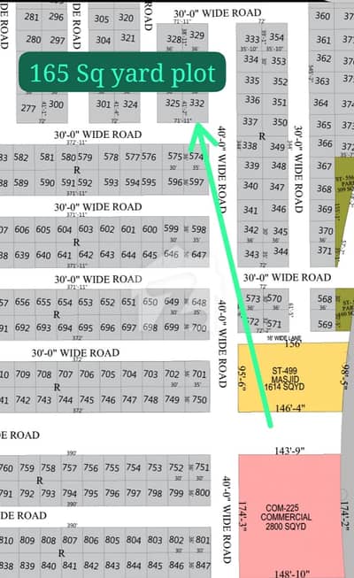 Block M Corner Plot For Sale With 45 Sq Yard Extra Land Near Main Gate