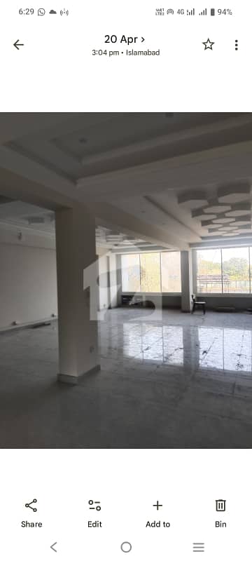 Blue Area Office 1000 Square Feet Jinnah Avenue For Rent