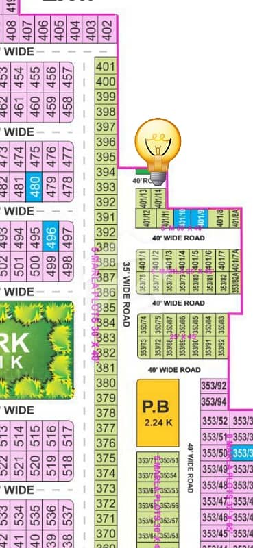 5MARLA PLOT FOR SALE BAHRIA ORCHARD OLC B BLOCK