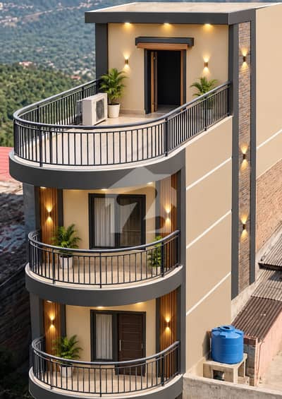 One-Bedroom Flats 5-Storey Building For Sale Near Murree Mall Road Exchange Possible