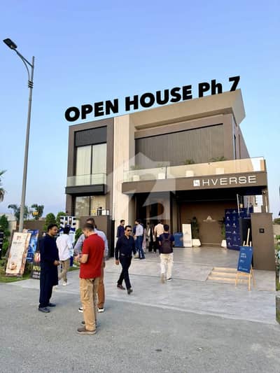 1 kanal Brand New 80ft Road facing Park Fully Furnished With Basement Swimming Pool And Lift Ultra Luxury Modern Design House For Sale In DHA Ph 7 Near By Park And McDonald And Raya Fairway Commerical. . . .