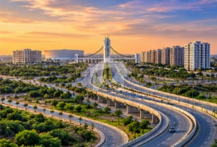 200 Yards Residential Plot For Sale Dha City Karachi Sector 3C.