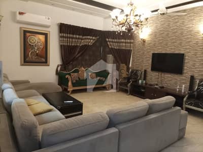 One Kanal Fully Furnished with Full Basement , Cinema Hall | House Available For Rent in DHA Phase-5.