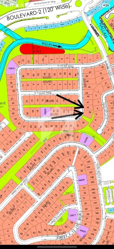DHA Phase 3 Sector B Street 9 | 28 Marla & 20 Marla Pair Plot Offer
