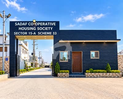 240 Sq. Yd. 60ft Wide Road Map Approved Plot For Sale at SADAF SOCIETY NEAR BY MERCHANT NAVY SOCIETY Sector 15A Scheme 33.