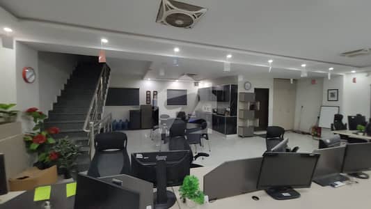 1 Kanal Fully Furnished Office For Rent Near To Emporium Mall Canal Road