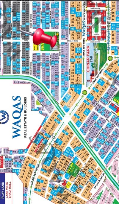 1 Kanal Plot For Sale In Chinar Bagh Society Khyber Block