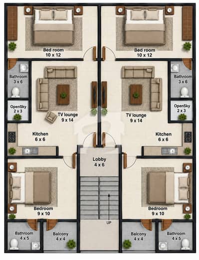Flat Available For Sale In Allah Wala Town Korangi Karachi