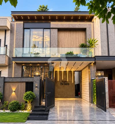 5 Marla Brand New Ultra Modern Design Most Luxurious House For Sale In DHA 9 Town Top Location Near To Park