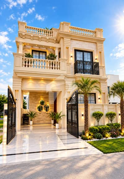 5 Marla Brand New Unique Design Most Luxurious House For Sale In DHA 9 Town Top Location Near To Park