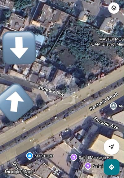 1 Kanal Ka Ahata Front py 2 Shops Available For Rent Kashmir Road Near Superior College Opposite Sheesha wali Masjid Sialkot Pacca Garah
