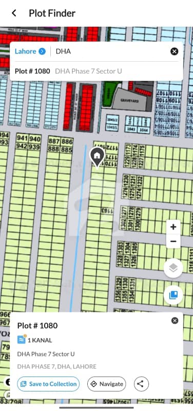 PAIR PLOT FOR SALE SECTOR U-1079+1080 DHA PHASE 7 LAHORE