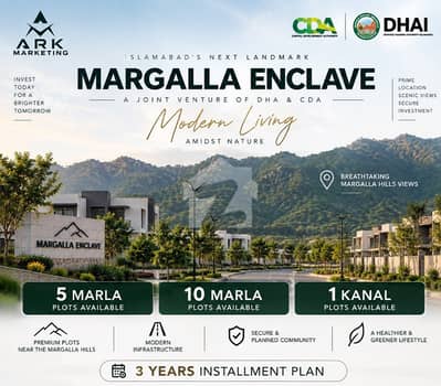 1 kanal plot for sale in Margalla Enclave Islamabad