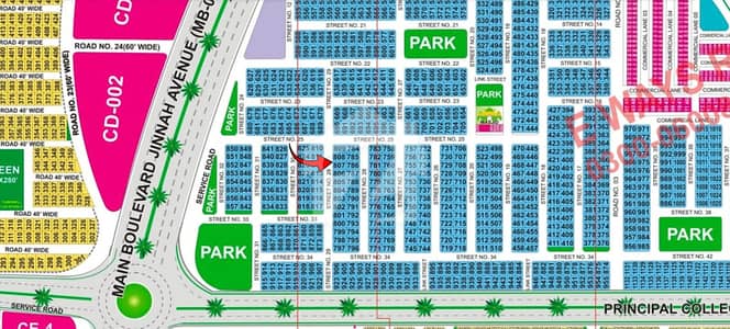 10 Marla Second Plot from Corner for Sale DHA Bahawalpur, Sector C