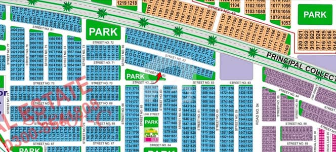 10 Marla Premium Park-Facing Plot For Sale
