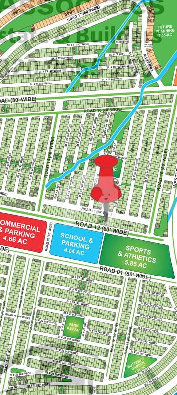 125 Sq. Yards Residential Plot for Sale in Prime Location, Precinct 12 Bahria Town Karachi