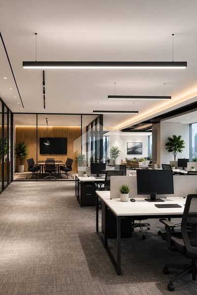 10,000 Sq Ft Office For Rent On MM Alam Road, Gulberg . Best Opportunity For Corporate Offices, Multi-National Companies # SLM 1