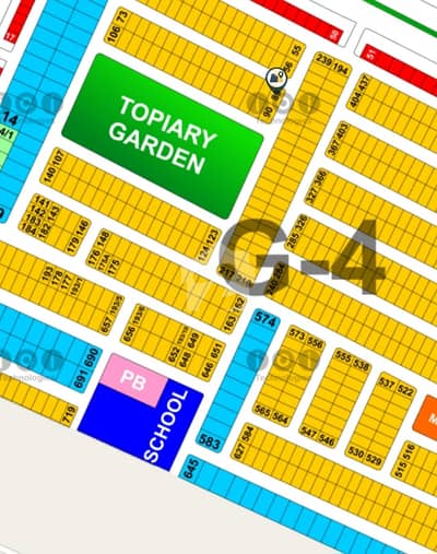 10 marla plot for sale in G4 block 10 marla plot for sale in G4 block