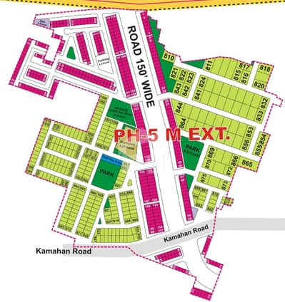 Outclass Locality 10 Marla Residential Plot For Sale Dha Phase 5 M Block Extention Lahore