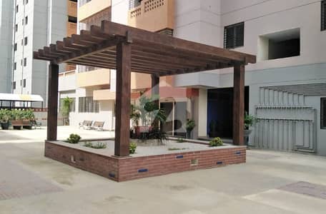 Prime Location 3 Bed DD West Open Corner Flat For Rent in Grey Noor Tower Scheme 33 Karachi. Grey Noor Tower & Shopping Mall, Scheme 33, Karachi, Sindh