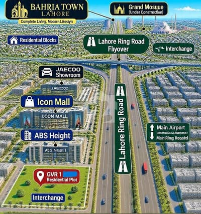 10 Marla Residential Plot Available For Sale In Bahria Town, Lahore.