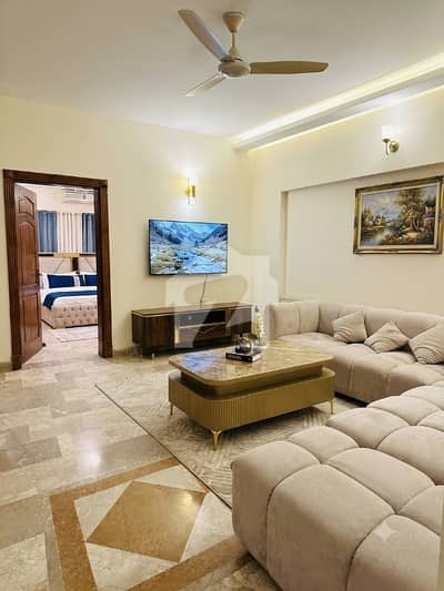 Fully Furnished Three Bed Apartment Available for Rent in F-10 Mustafa Tower