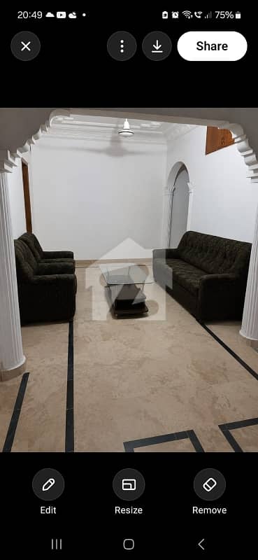 FOR RENT BLOCK 5.240 GAZ GROUND FLOOR 3 BED. 3 ATTACHED BATHS DRAWING. DINING. LOUNGE KITCHEN MARBAL FLORING RENT. 1 LAKH 10000. NEGOTIABLE *Code(16769)* CONTACT