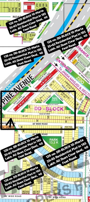 126 No. DD-BLOCK 10-Marla (35 By 65) Residential Plot In 185 Lakh. All Dues Clear Deal, 40 Feet Road. Best Location For Constructing Your Dream House In Bahria Town Lahore. 126 No. DD-BLOCK 10-Marla (35 By 65) Residential Plot In 185 Lakh. All Dues Clear Deal, 40 Feet Road. Best Location For Constructing Your Dream House In Bahria Town Lahore.